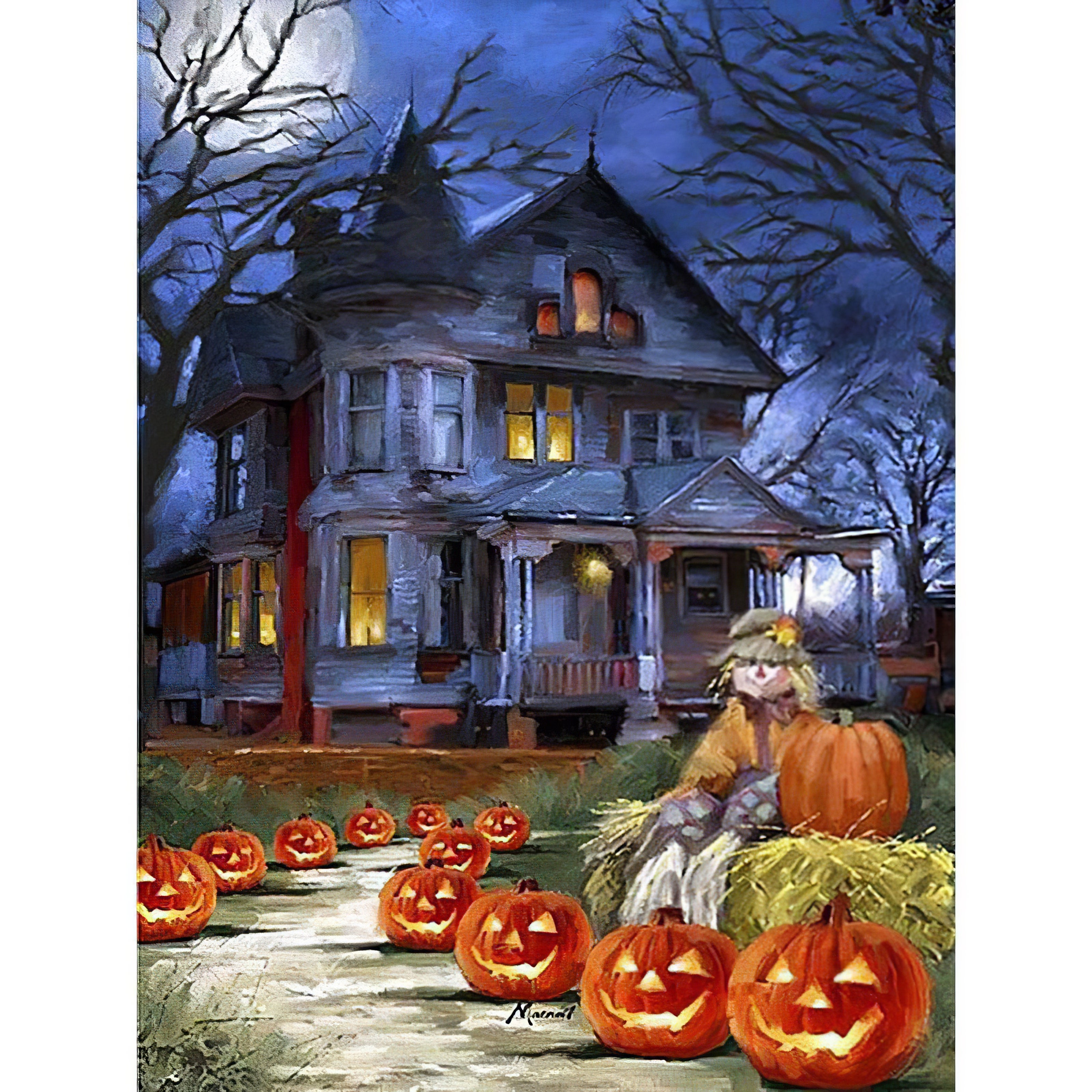 Halloween sorcière de maison
