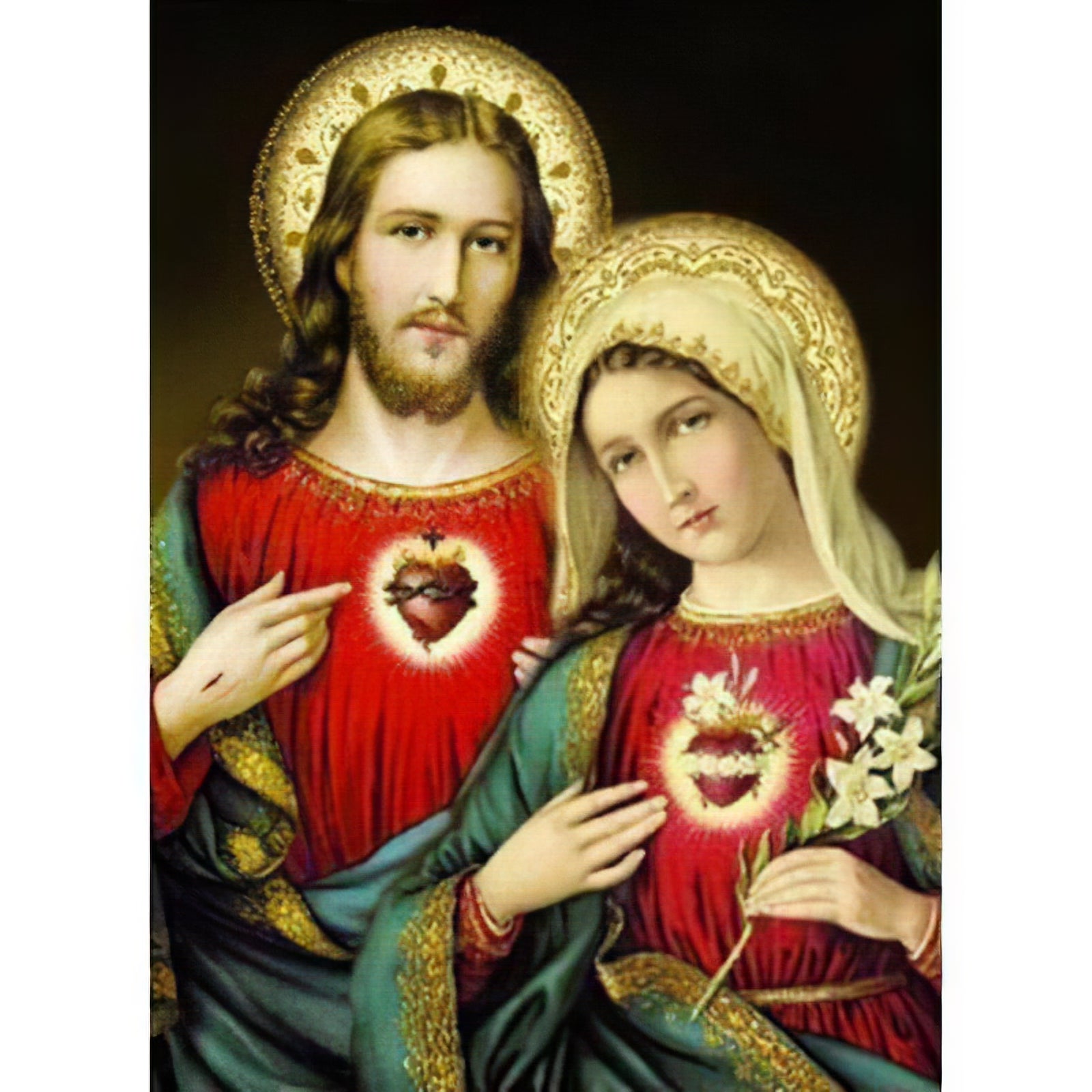 Jésus et Mère Marie
