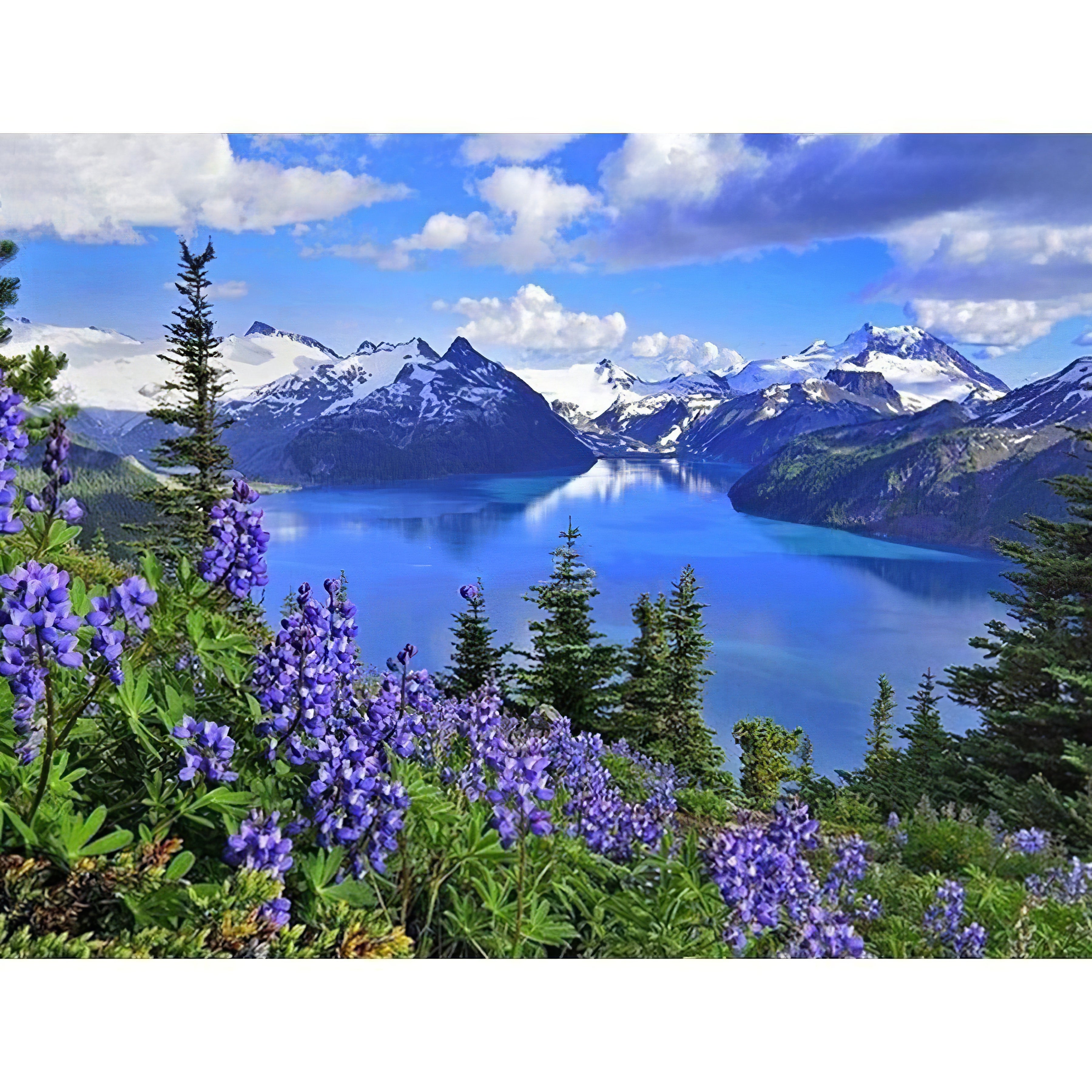 Détendez-vous dans l’atmosphère apaisante de la lavande sur le lac dans cette broderie diamant. Lavande du lac - j'adore la broderie diamant