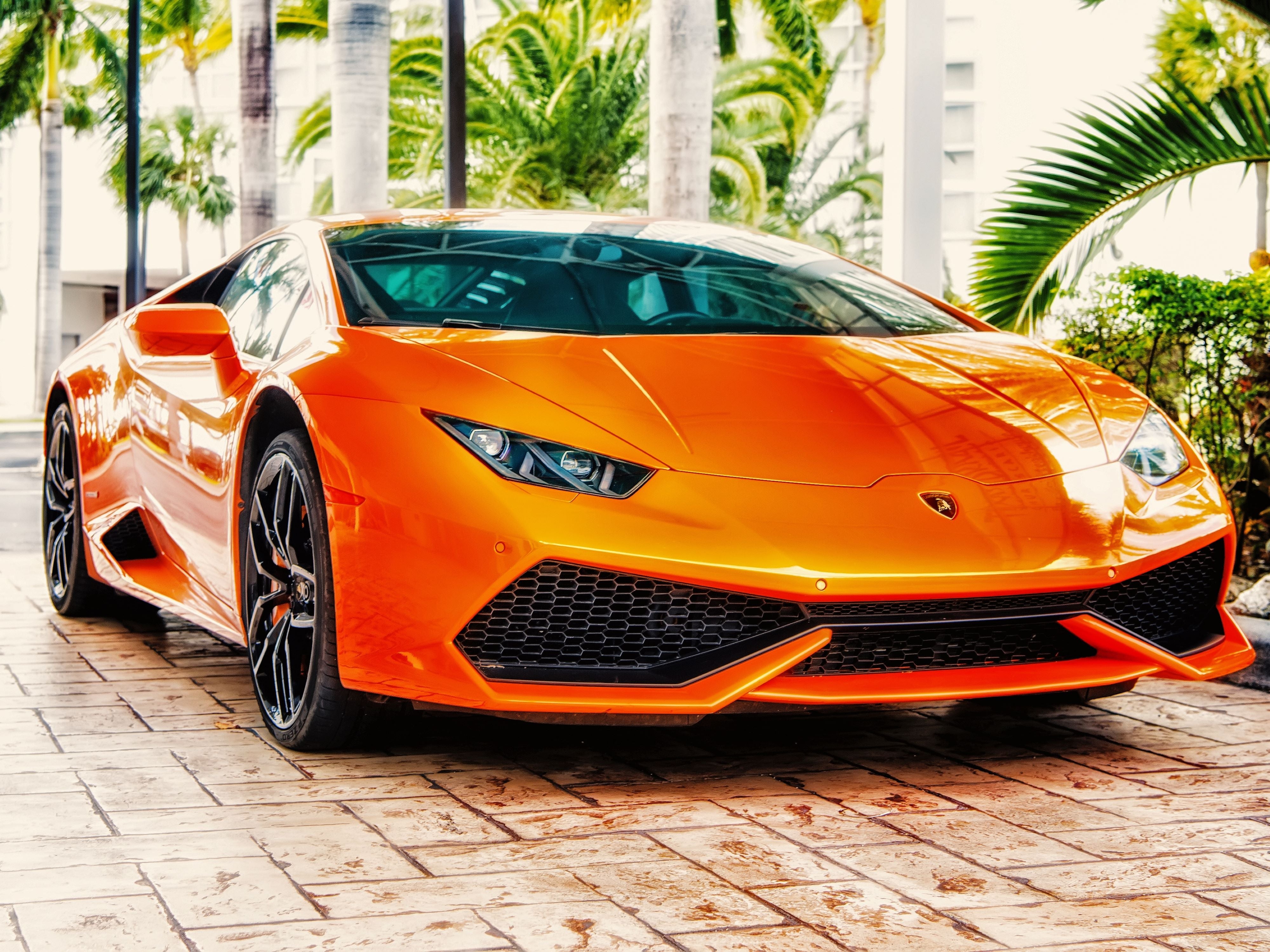 Voiture Lamborghini Orange