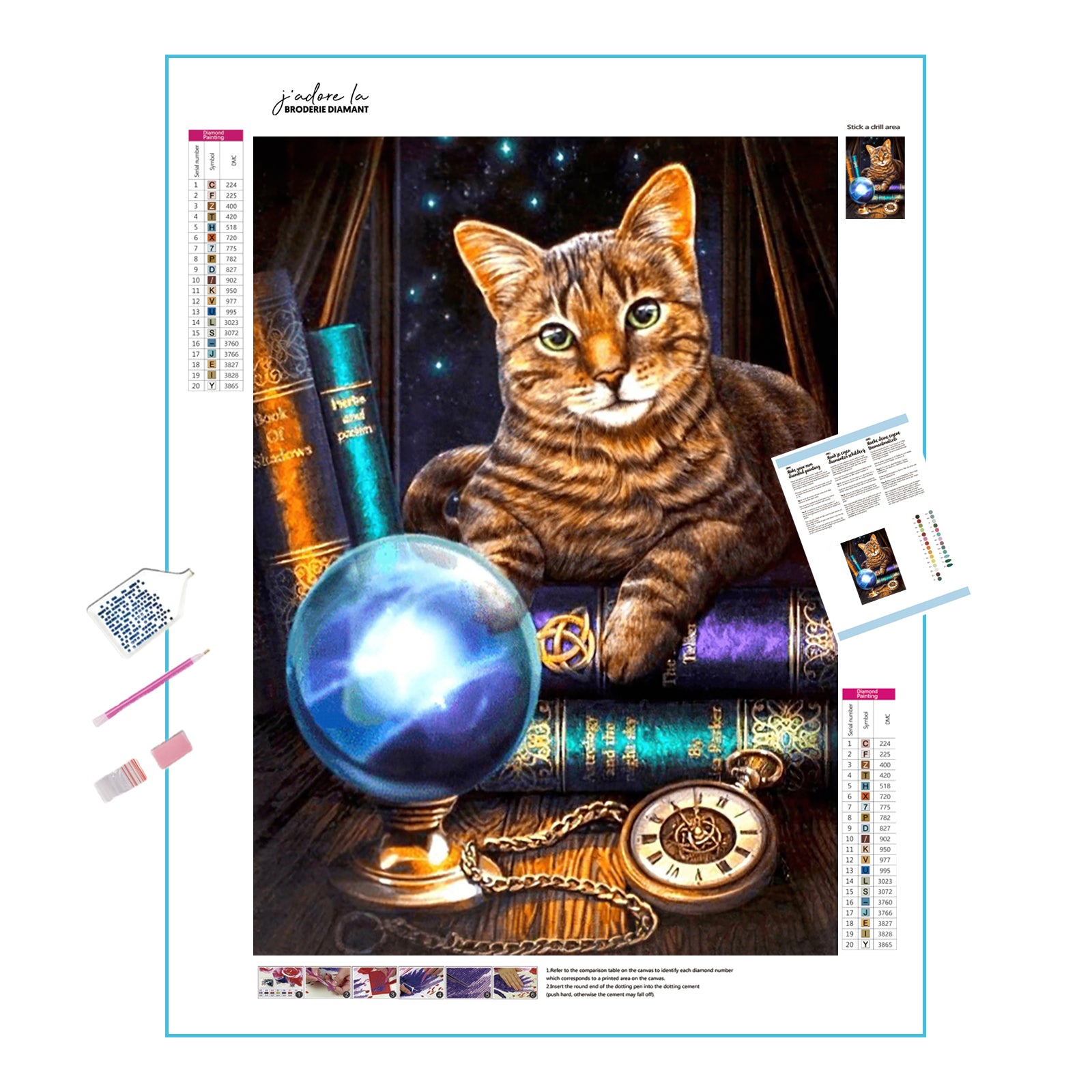 Animaux Chat Magic Ball Magicien.